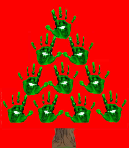 Albero di Natale Mani