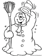 simpatico Pupazzo di neve