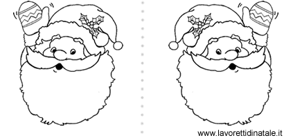 Segnalibro di Babbo Natale
