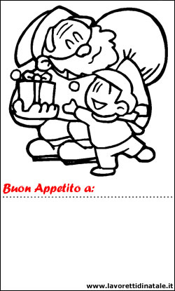 Segnaposto di Natale