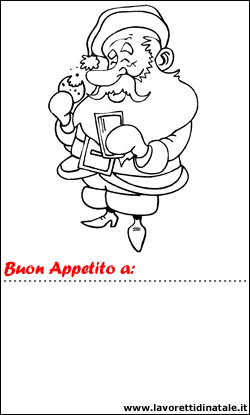 Segnaposto di Natale